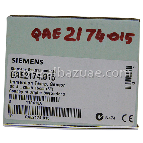 QAE2174.015 Immersion Temp Sensor 150 mm DC 4...20 mA