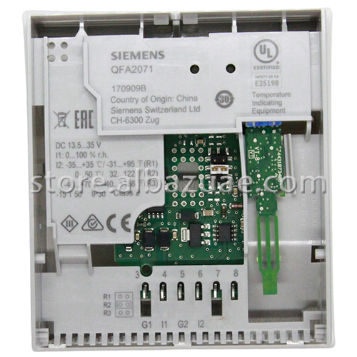 QFA2071 Room Sensor Humidity/Temp (DC 4...20mA)